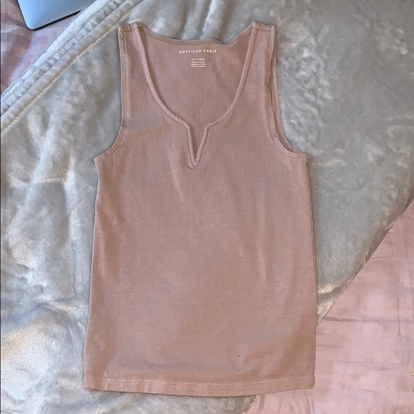 American Eagle Light Pink Tank Top - Picture 1 of 2